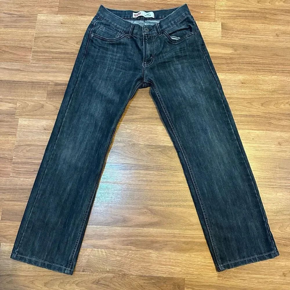 LEVI’s 505 Regular Jeans | Youth Size 12 Reg W26”, L26”